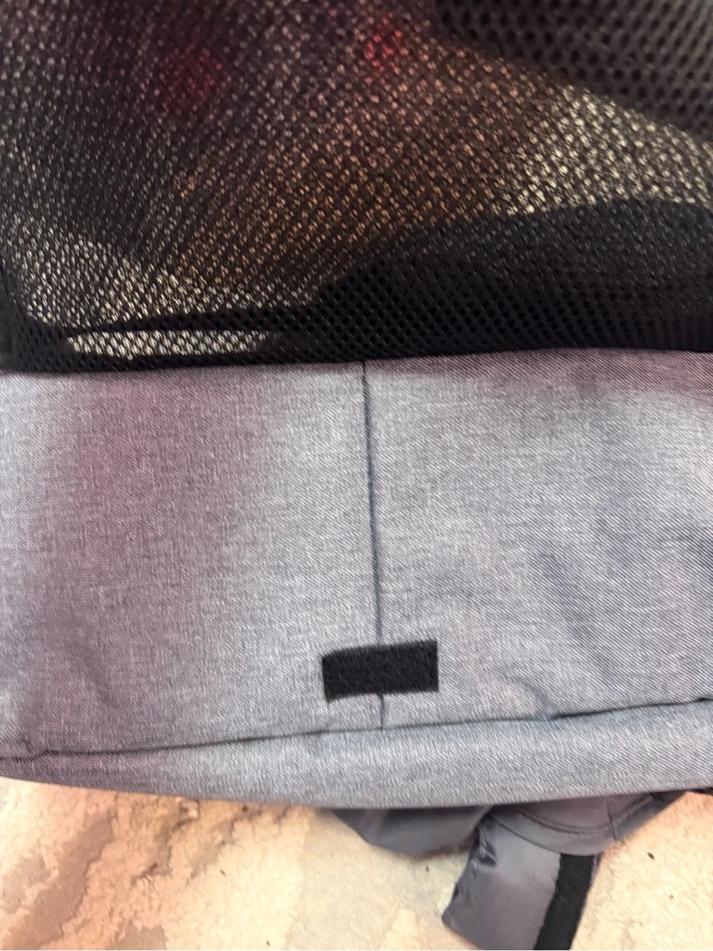 Stroller Gray Kids Organizer Bag with Front Pockets